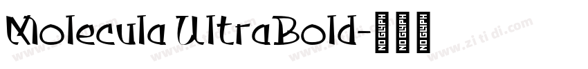 Molecula UltraBold字体转换